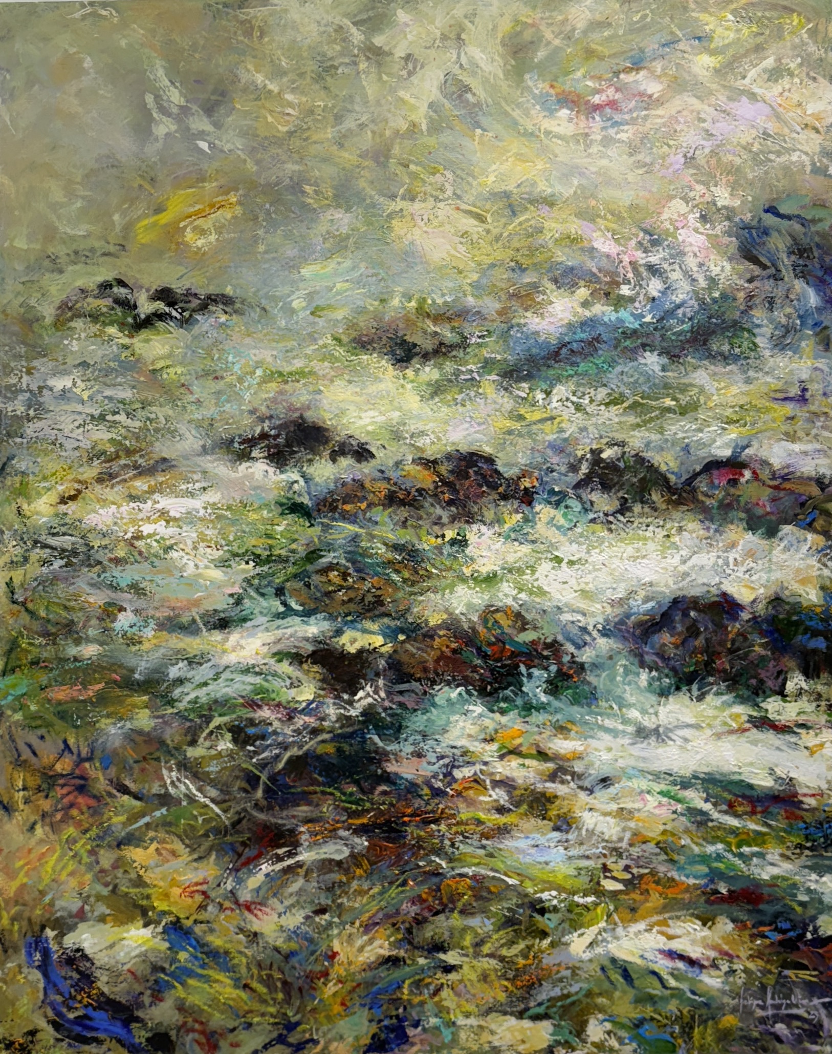 Entre Rocas, 2025, 155 x 125